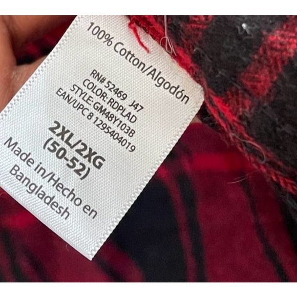 COPY - Men's George Flannel Button Down Shirt - Picture 3 of 4